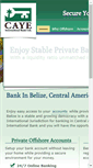 Mobile Screenshot of cayebank.bz